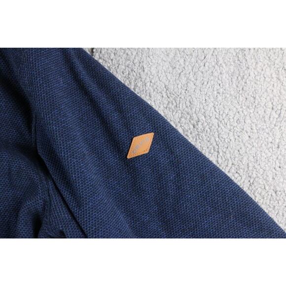 Orvis Sweater Mens XL Blue Sherpa Fleece Lined Brigthon Zip Up Pullover - Picture 7 of 9